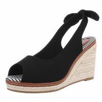 Damen Keilsandaletten - black