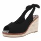 Damen Keilsandaletten - black