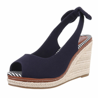 Damen Keilsandaletten - navy