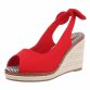 Damen Keilsandaletten - red