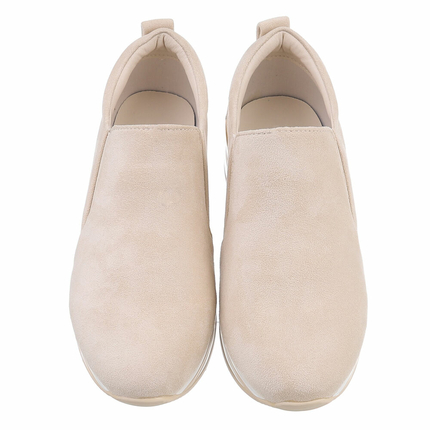 Damen Low-Sneakers - beige