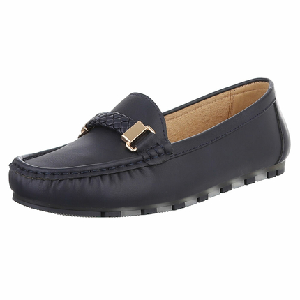 Damen Mokassins - navy Gr. 39