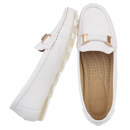 Damen Mokassins - white