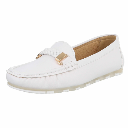 Damen Mokassins - white - 12 Paar