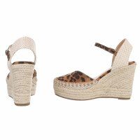 Damen Keilsandaletten - leopard