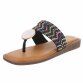 Damen Pantoletten - black - 12 Paar