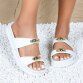Damen Pantoletten - white
