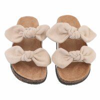 Damen Pantoletten - beige