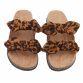 Damen Pantoletten - leopard
