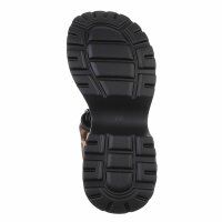 Damen Keilsandaletten - black