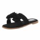 Damen Pantoletten - black - 12 Paar