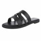 Damen Pantoletten - black - 12 Paar