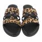 Damen Pantoletten - leopard