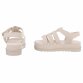 Damen Keilsandaletten - beige