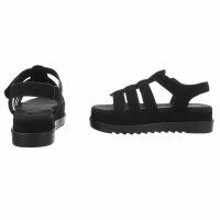 Damen Keilsandaletten - black