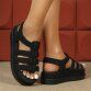 Damen Keilsandaletten - black