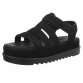 Damen Keilsandaletten - black Gr. 39