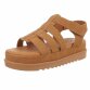 Damen Keilsandaletten - camel - 12 Paar
