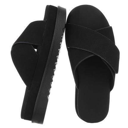 Damen Pantoletten - black
