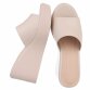 Damen Keilsandaletten - beige