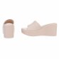Damen Keilsandaletten - beige