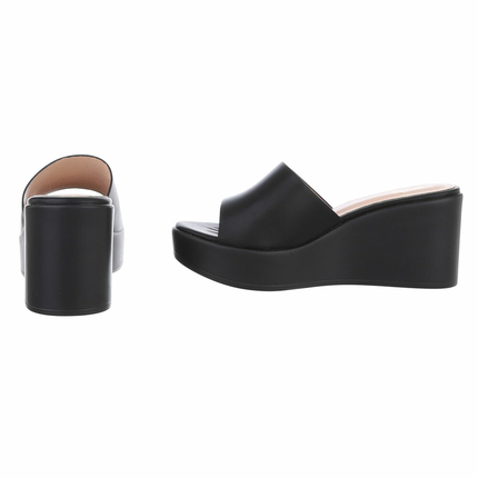 Damen Keilsandaletten - black