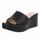 Damen Keilsandaletten - black