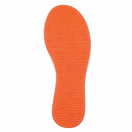 Damen Keilsandaletten - orange