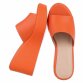 Damen Keilsandaletten - orange