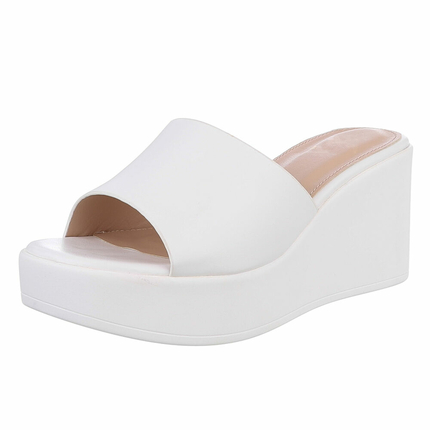 Damen Keilsandaletten - white