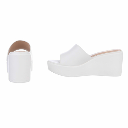 Damen Keilsandaletten - white