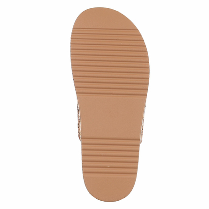 Damen Pantoletten - beige