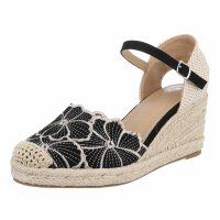 Damen Keilsandaletten - black