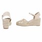 Damen Keilsandaletten - gold