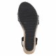 Damen Keilsandaletten - black