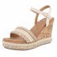 Damen Keilsandaletten - pink - 12 Paar