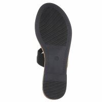Damen Flache Sandalen - black