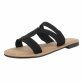 Damen Flache Sandalen - black Gr. 38