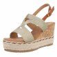 Damen Keilsandaletten - gold - 12 Paar