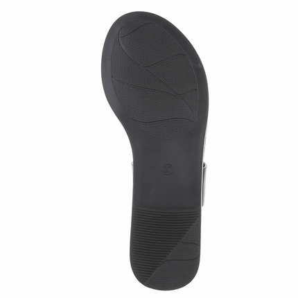 Damen Flache Sandalen - black
