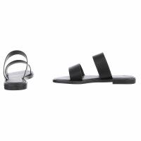 Damen Flache Sandalen - black