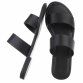Damen Flache Sandalen - black