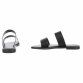 Damen Flache Sandalen - black