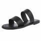 Damen Flache Sandalen - black Gr. 39