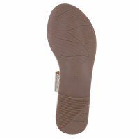 Damen Flache Sandalen - gold