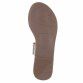 Damen Flache Sandalen - gold