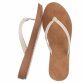 Damen Flache Sandalen - beige