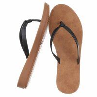 Damen Flache Sandalen - black
