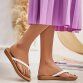 Damen Flache Sandalen - white