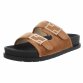 Damen Pantoletten - camel - 12 Paar